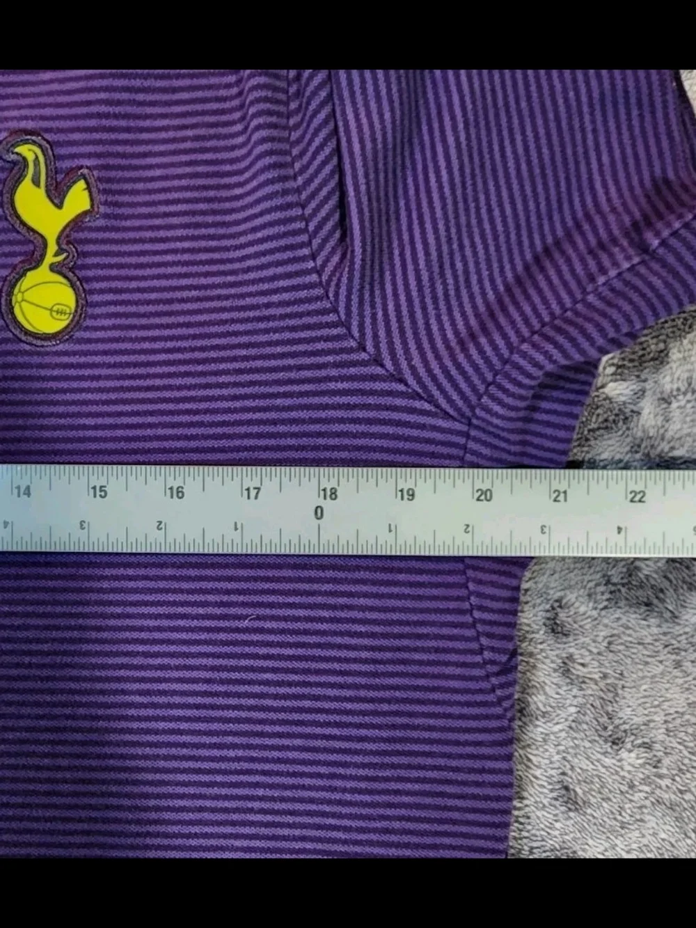 Nike Purple Short-Sleeve Polo with Yellow Accents